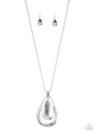 Texture Trekker - Silver - Paparazzi Accessories