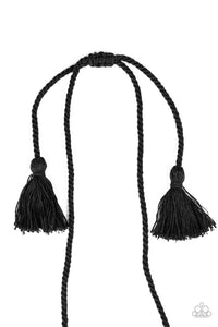 Macrame Mantra - Black - Paparazzi Accessories