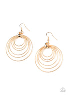 Elliptical Elegance - Gold - Paparazzi Accessories