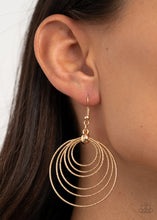 Load image into Gallery viewer, Elliptical Elegance - Gold - Paparazzi Accessories