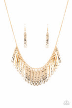Load image into Gallery viewer, Metallic Muse - Gold - Paparazzi Accessories