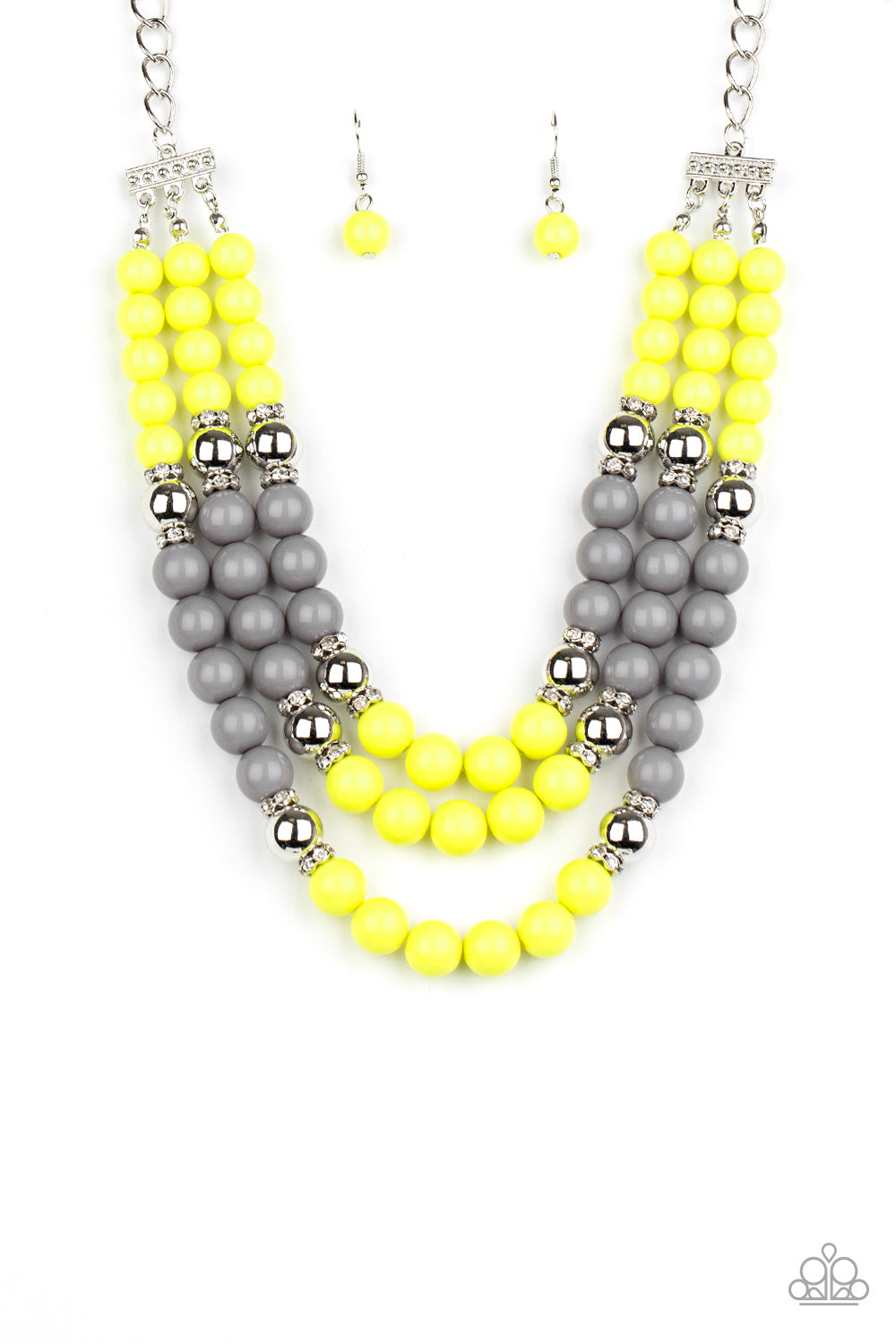 BEAD Your Own Drum - Yellow - Paparazzi Accessories