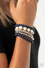 Load image into Gallery viewer, Rose Garden Grandeur - Blue - Paparazzi Accessories