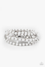 Load image into Gallery viewer, Vibrantly Vintage - White - Paparazzi Accessories