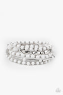 Vibrantly Vintage - White - Paparazzi Accessories
