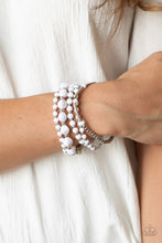 Load image into Gallery viewer, Vibrantly Vintage - White - Paparazzi Accessories