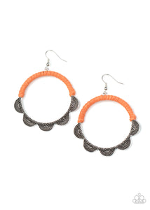 Tambourine Trend - Orange - Paparazzi Accessories