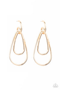 Droppin Drama - Gold - Paparazzi Accessories