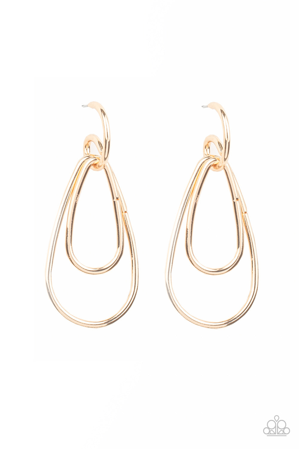 Droppin Drama - Gold - Paparazzi Accessories