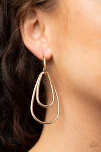 Droppin Drama - Gold - Paparazzi Accessories