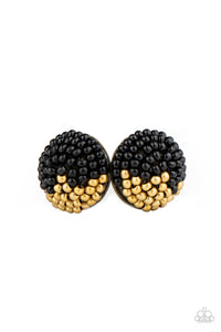 As Happy As Can BEAD - Black - Paparazzi Accessories