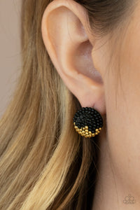 As Happy As Can BEAD - Black - Paparazzi Accessories