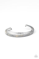 HAUTE On The Trail - Silver - Paparazzi Accessories