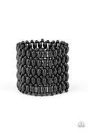 Way Down In Kokomo - Black - Paparazzi Accessories
