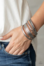 Load image into Gallery viewer, Relics On Repeat - Silver - Paparazzi Accessories