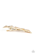 Load image into Gallery viewer, Know All The TRIANGLES - Gold - Paparazzi Accessories