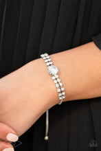 Load image into Gallery viewer, Gorgeously Glitzy - White - Paparazzi Accessories