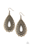 Texture Garden - Brass - Paparazzi Accessories