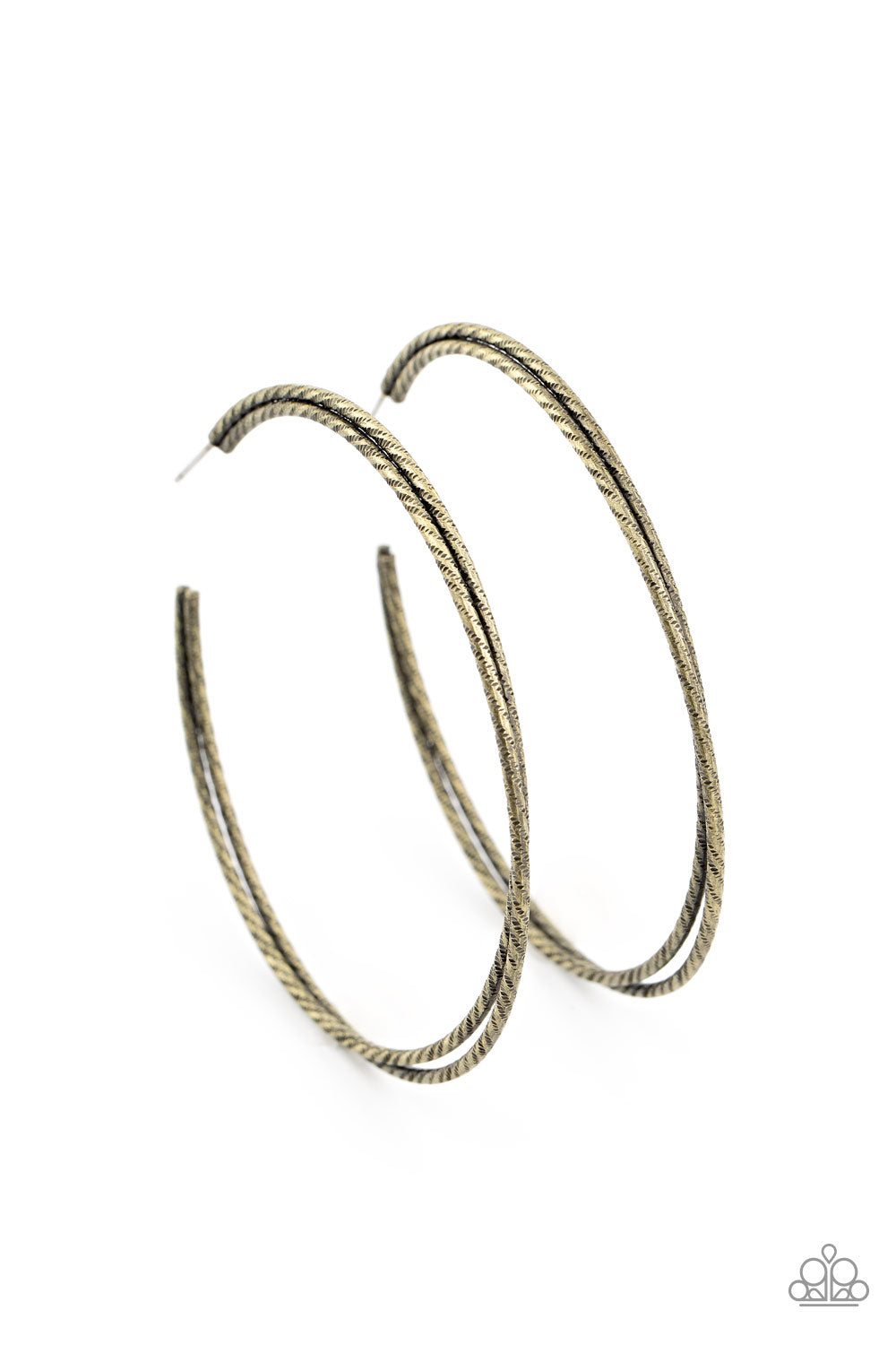 Curved Couture - Brass - Paparazzi Accessories