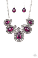 Opal Auras - Purple - Paparazzi Accessories