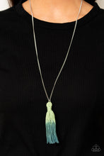 Load image into Gallery viewer, Totally Tasseled - Green - Paparazzi Accessories