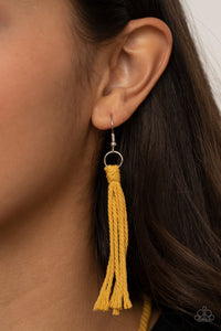 Look At MACRAME Now - Yellow - Paparazzi Accessories