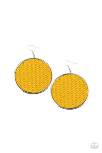Wonderfully Woven - Yellow - Paparazzi Accessories