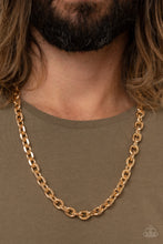 Load image into Gallery viewer, Steel Trap - Gold - Paparazzi Accessories