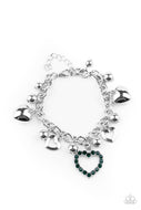 Beautifully Big-Hearted - Green - Paparazzi Accessories