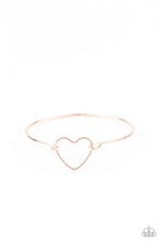 Load image into Gallery viewer, Make Yourself HEART - Rose Gold - Paparazzi Accessories