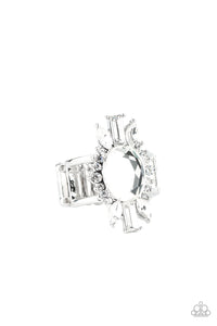 Icy Icon - White - Paparazzi Accessories