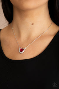 Out of the GLITTERY-ness of Your Heart - Red - Paparazzi Accessories