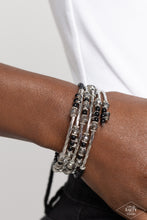 Load image into Gallery viewer, Head-Turning Twinkle - Black - Paparazzi Accessories