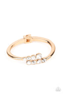 Defying Dazzle - Gold - Paparazzi Accessories