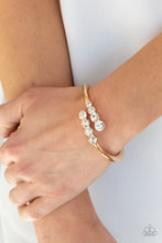 Load image into Gallery viewer, Defying Dazzle - Gold - Paparazzi Accessories