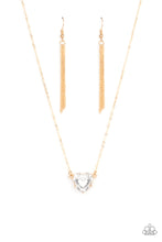 Load image into Gallery viewer, She Works HEART For The Money - Gold - Paparazzi Accessories
