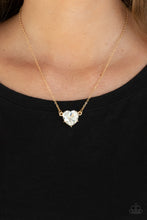 Load image into Gallery viewer, She Works HEART For The Money - Gold - Paparazzi Accessories