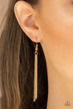 Load image into Gallery viewer, She Works HEART For The Money - Gold - Paparazzi Accessories