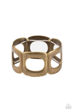 Load image into Gallery viewer, In OVAL Your Head - Brass - Paparazzi Accessories
