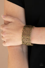 Load image into Gallery viewer, Verdantly Vintage - Brass - Paparazzi Accessories