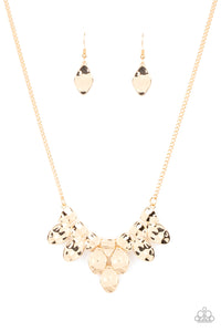Rustic Smolder - Gold - Paparazzi Accessories