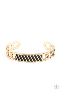Keep Your Guard Up - Gold - Paparazzi Accessories