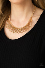 Load image into Gallery viewer, Metro Mirage - Gold - Paparazzi Accessories