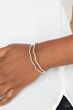 Load image into Gallery viewer, Delicate Dazzle - White - Paparazzi Accessories