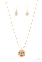 Load image into Gallery viewer, Be Still - Gold - Paparazzi Accessories