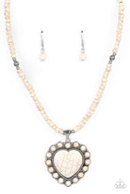 Load image into Gallery viewer, A Heart Of Stone - White - Paparazzi Accessories