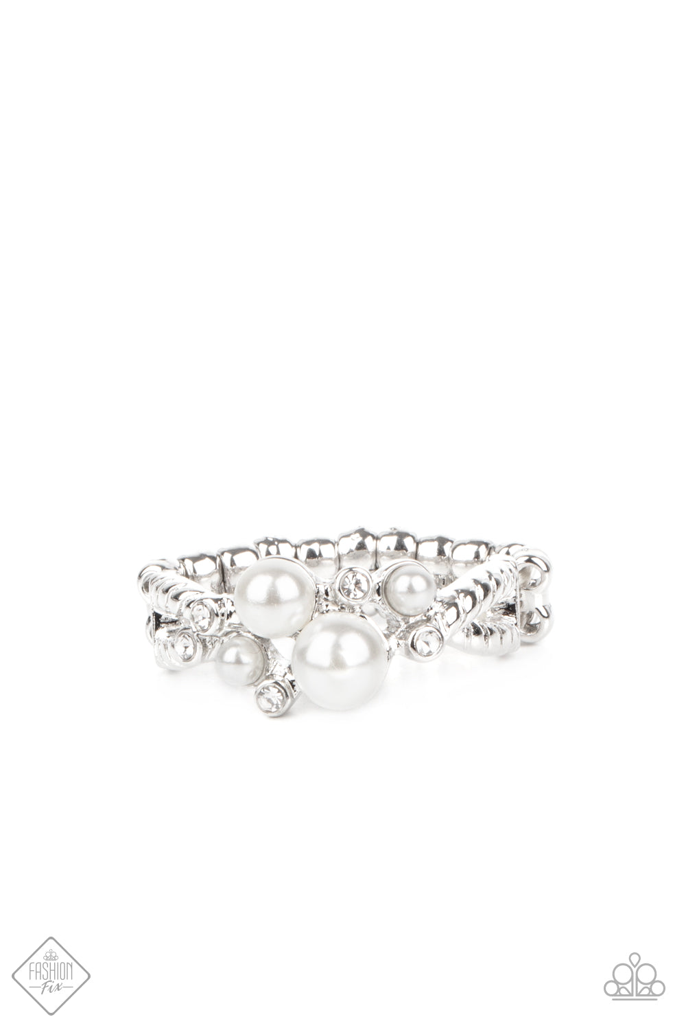 Avant-Vintage - White - Paparazzi Accessories