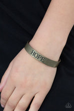 Load image into Gallery viewer, Hope Makes The World Go Round - Brass - Paparazzi Accessories