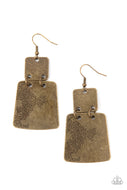Tagging Along - Brass - Paparazzi Accessories