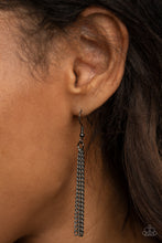 Load image into Gallery viewer, Metallic Merger - Black - Paparazzi Accessories
